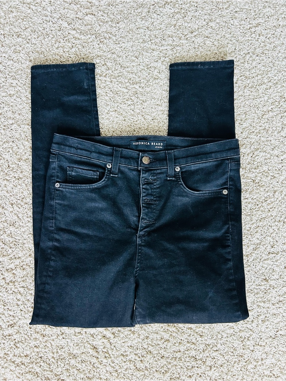 Veronica Beard Black Women's Jeans - Slim Fit SZ 30